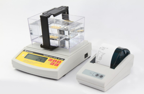 Testeur de métaux précieux électronique numérique de 120 g / Testeur de platine d'or avec imprimante