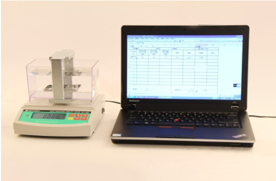 Équipement électronique de test de gravité spécifique de haute précision Instrument de densimètre pour solides