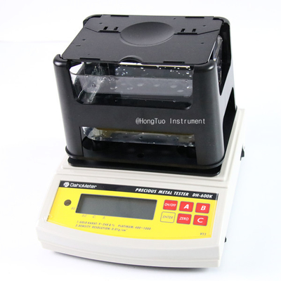 Équipement de test de l' or et de l' argent avec avertissement de buzzer, affichage numérique machine de test de pureté des métaux