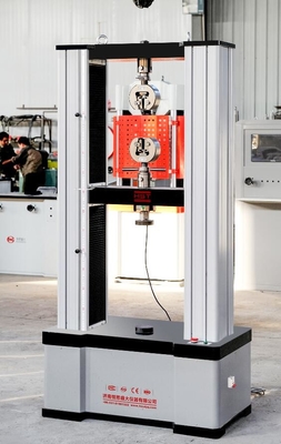 100 KN Machine d'essai universelle à commande informatique 10 TON Structure à double colonne
