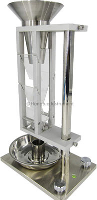 Équipement d'essai de poudre d'acier inoxydable / moniteur de densité apparente en vrac / moniteur de volume Scott pour laboratoire